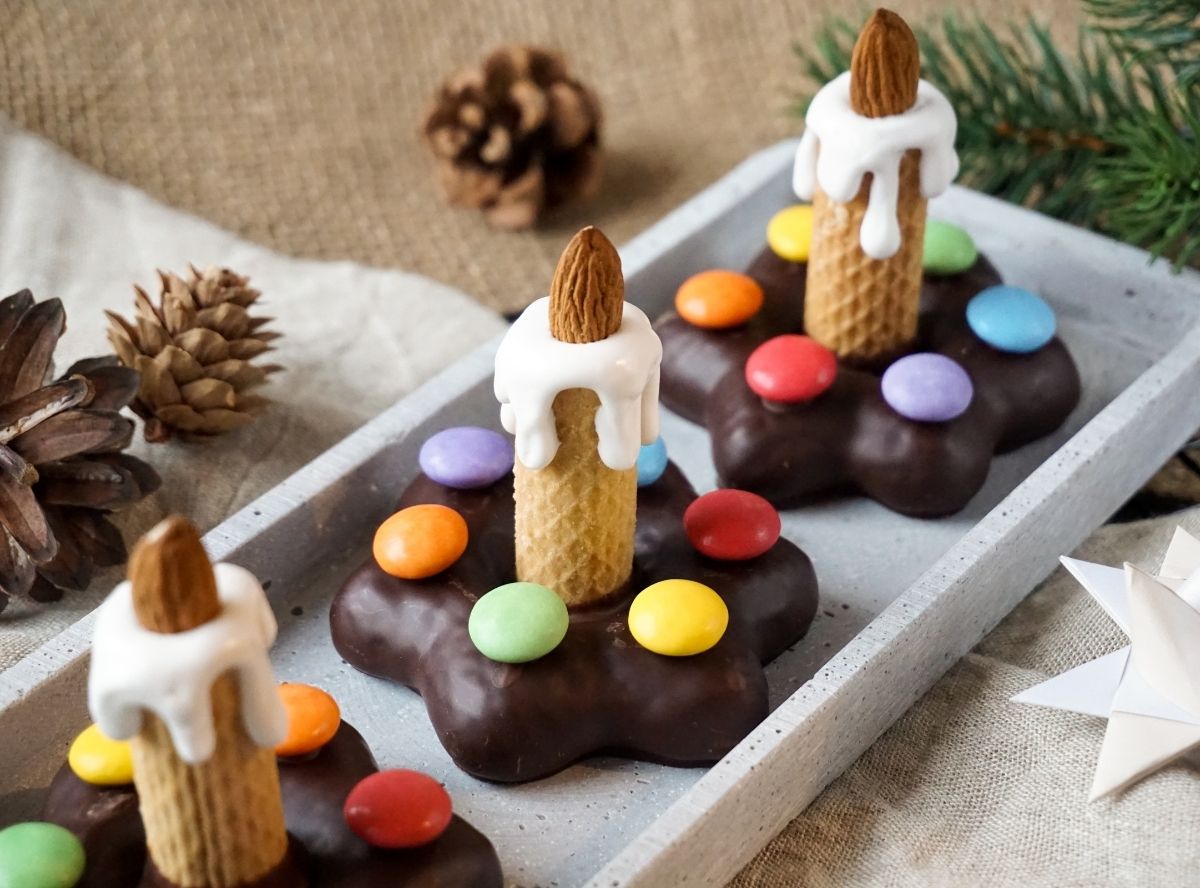 Anleitung für Lebkuchenkerzen zur Weihnachtszeit