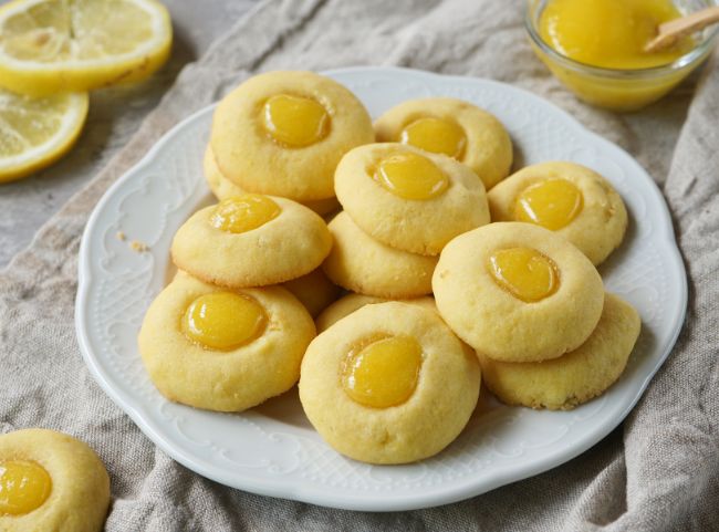 Lemon Curd Kekse