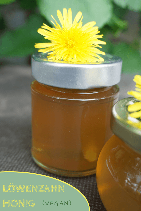Löwenzahnhonig - ein veganes Rezept