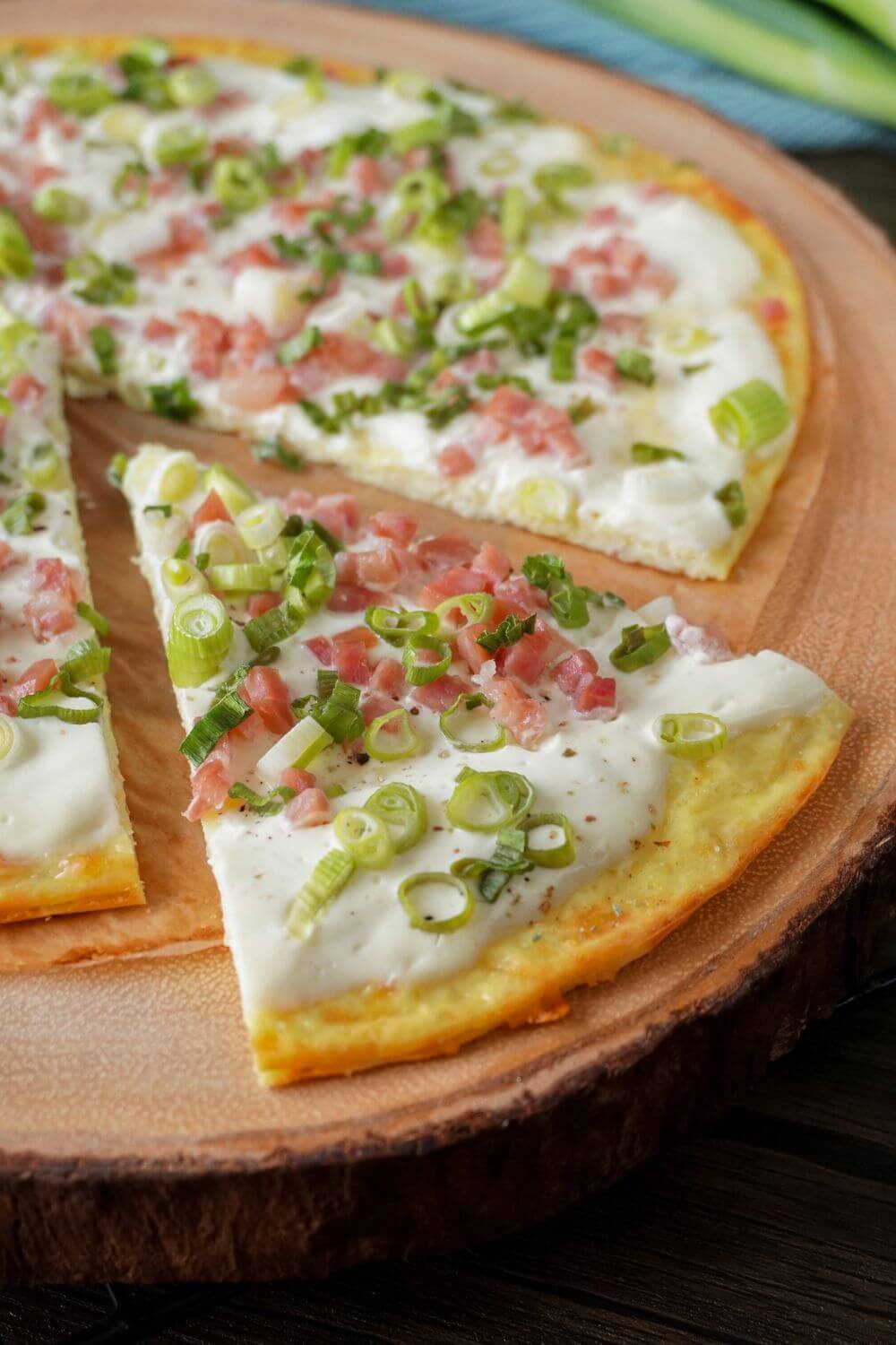 Low Carb-Flammkuchen Rezept mit Quark