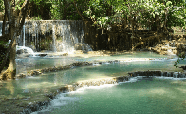 Wasserfall in Luang Prabang