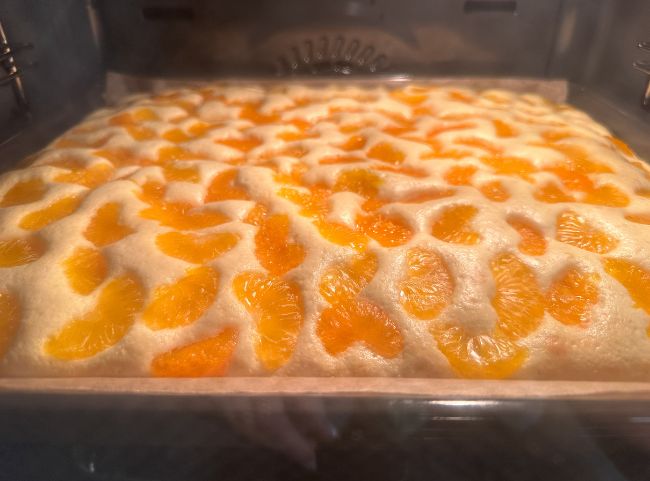 Mandarinen Kuchen Blech backen