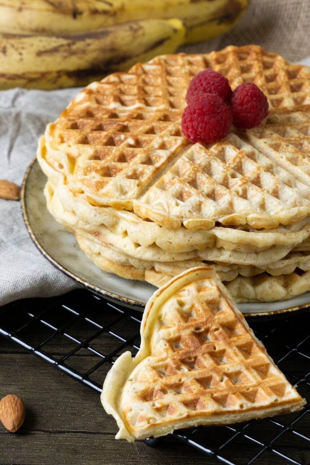 Mandel-Joghurt-Waffeln
