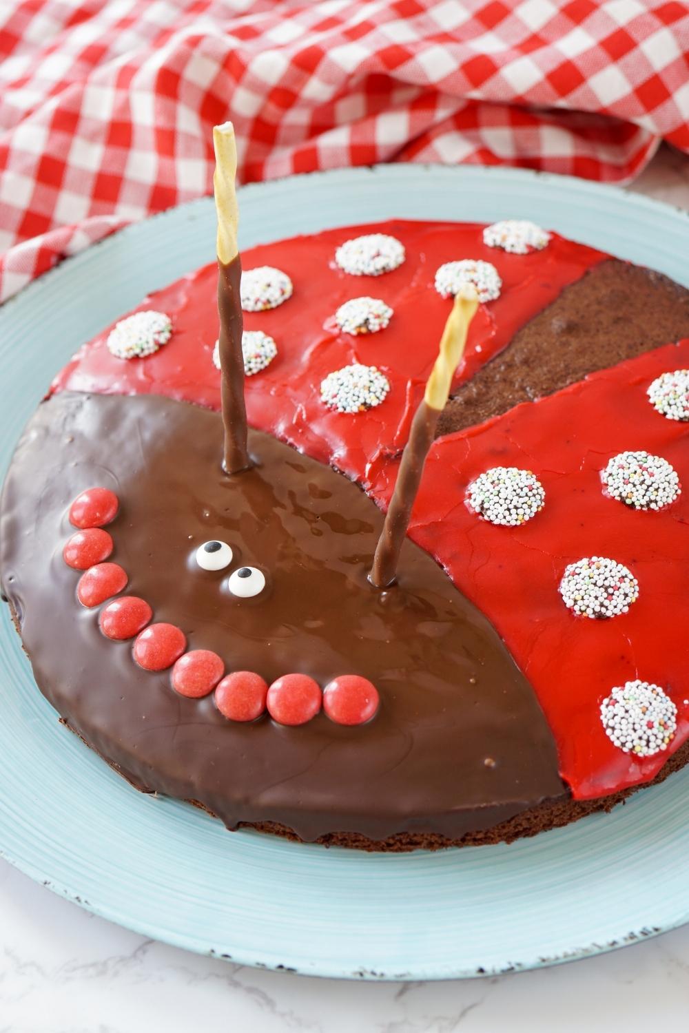 Marienkäfer Kinderkuchen Marienkäfer Kinderkuchen