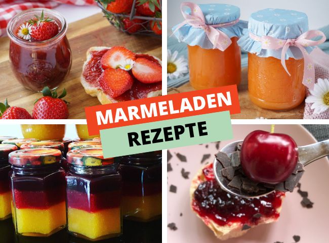 Marmeladen Rezepte| Rezeptideen für Konfitüre