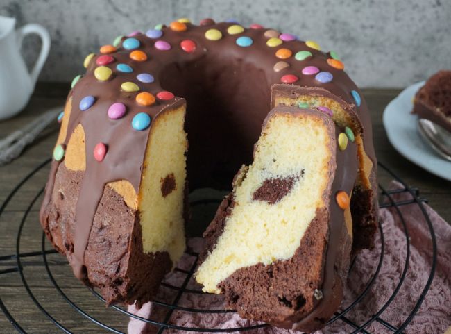 Marmorkuchen Kindergeburtstag