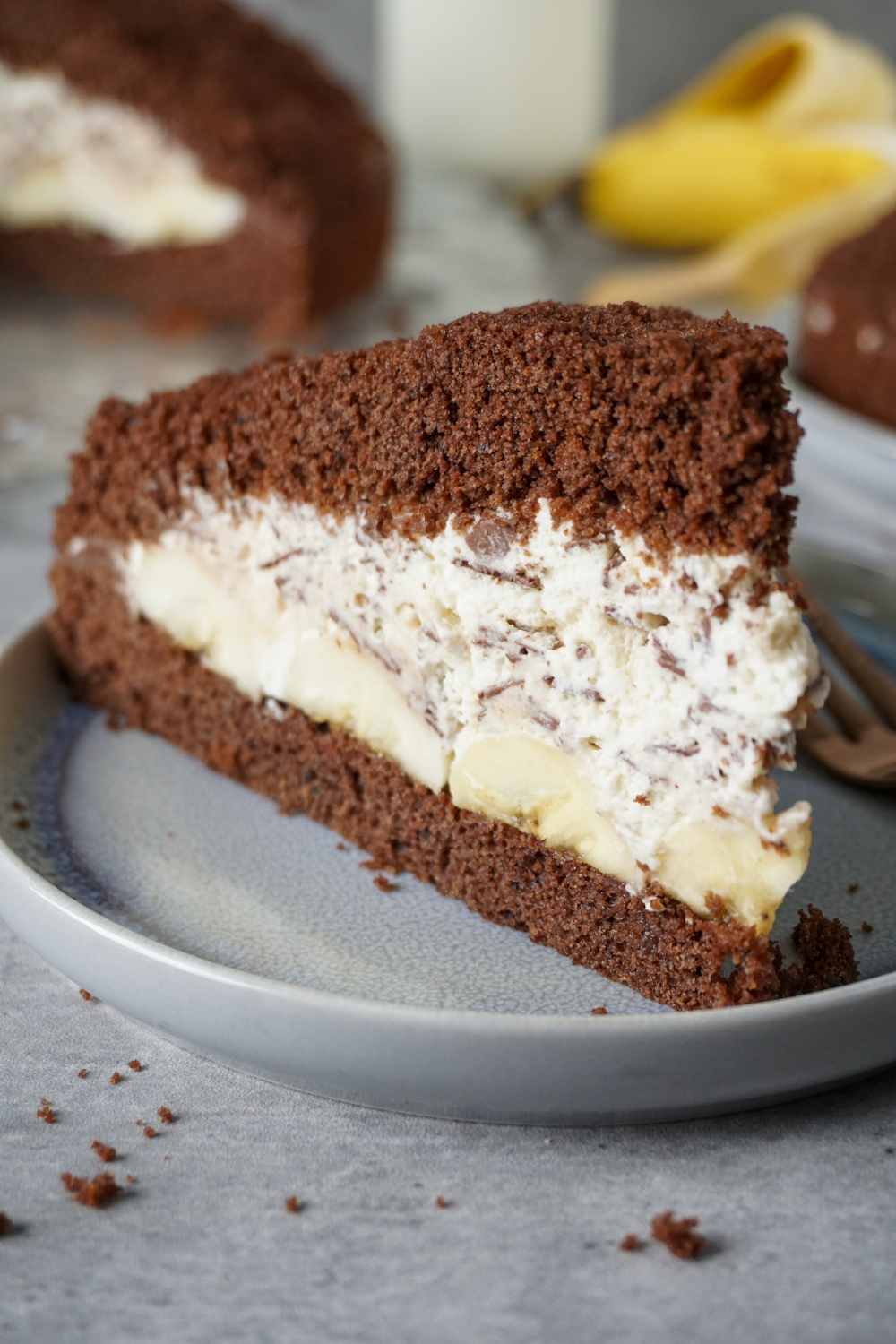 Maulwurfkuchen mit Banane Maulwurfkuchen mit Banane