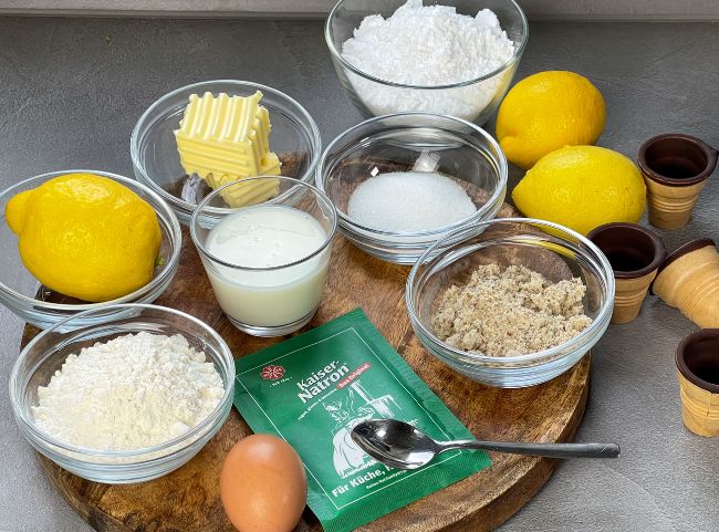 Mini-Zitronenmuffins Rezept