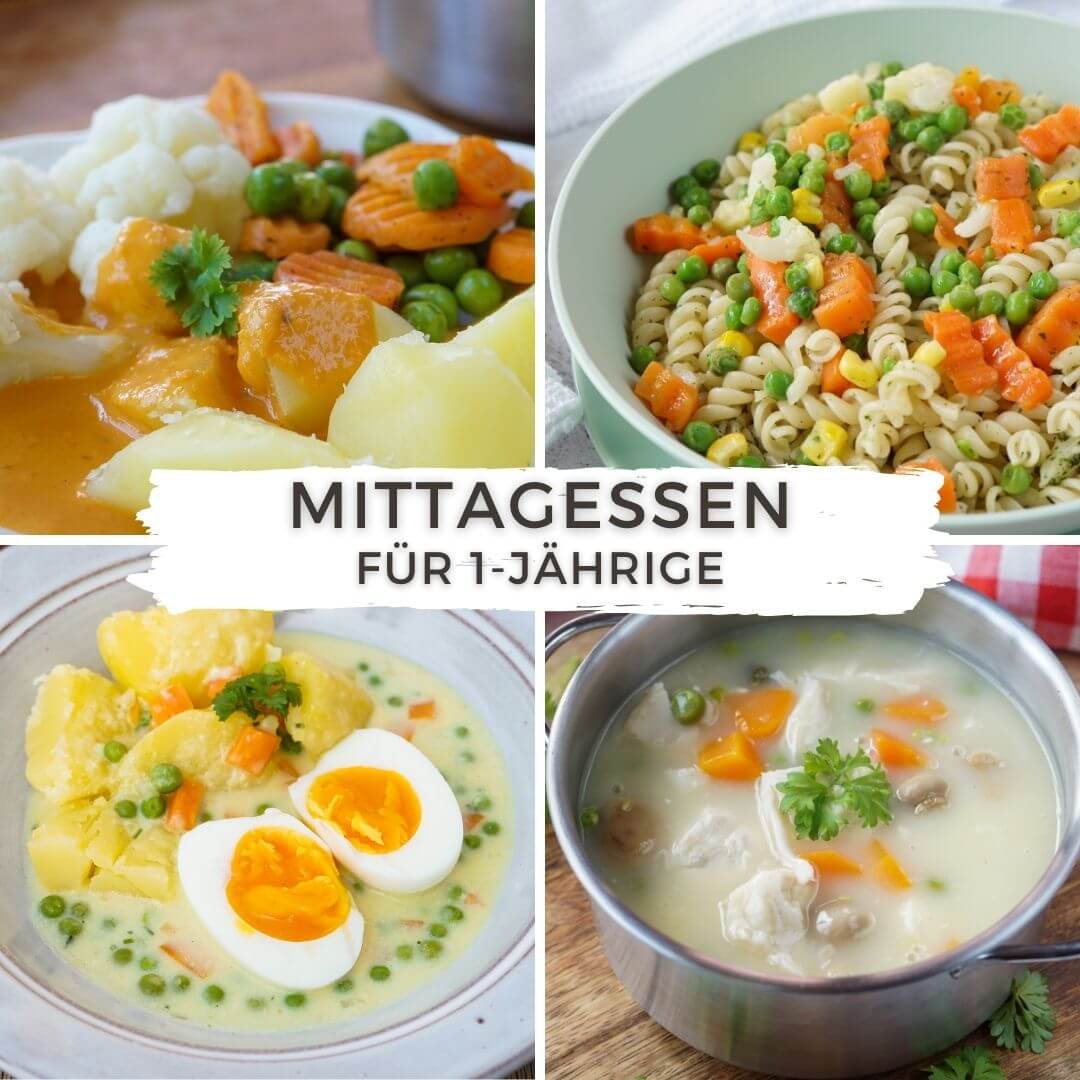 Mittagessen für Kinder ab 1 Jahr Mittagessen für Kinder ab 1 Jahr