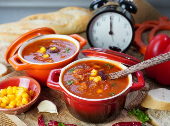 Mitternachtssuppe mit Hackfleisch