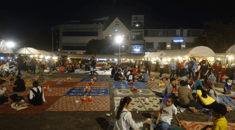 Nachtmarkt Phnom Penh Kambodscha Nachtmarkt Phnom Penh Kambodscha