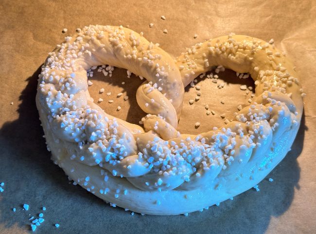 Neujahrsbrezel backen