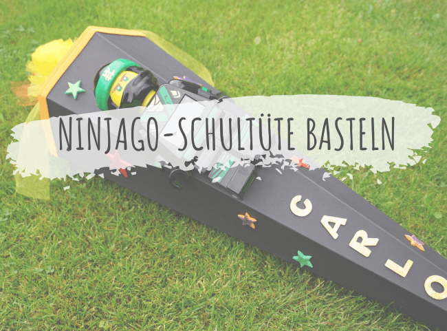 Anleitung zum Basteln einer Lego Ninjago Schultüte