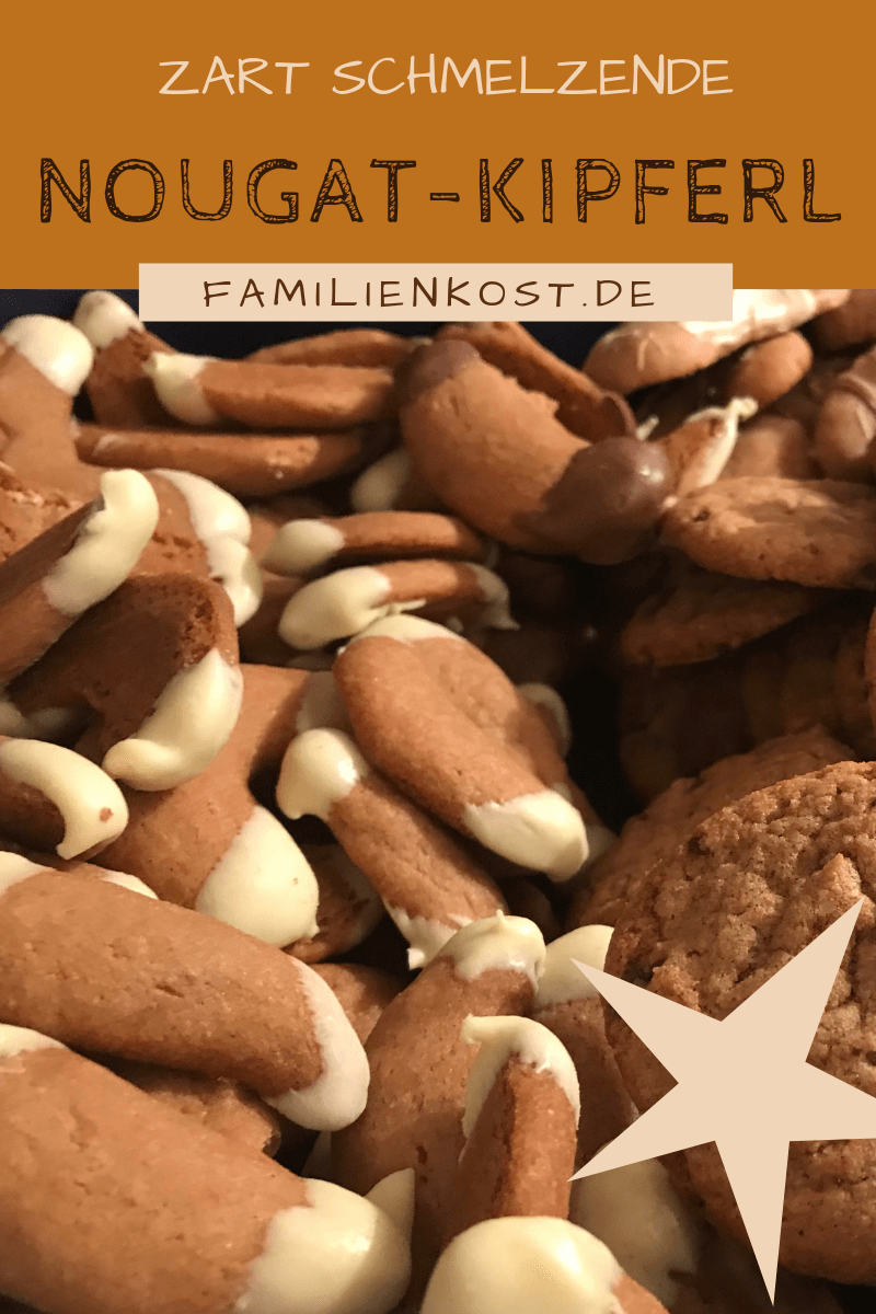 Nougat Kipferl backen Nougat Kipferl backen