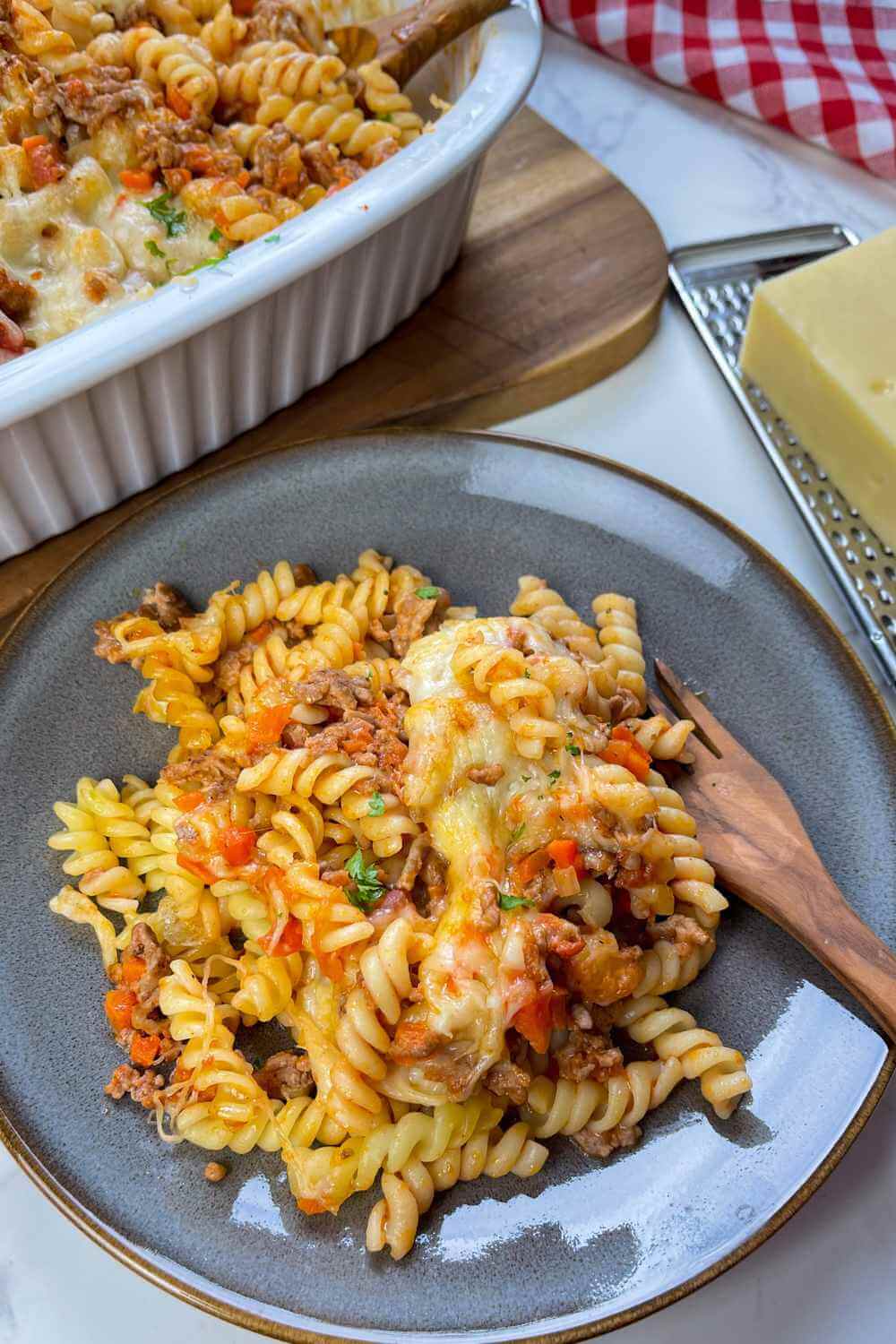 Nudelauflauf mit Hackfleisch Rezept