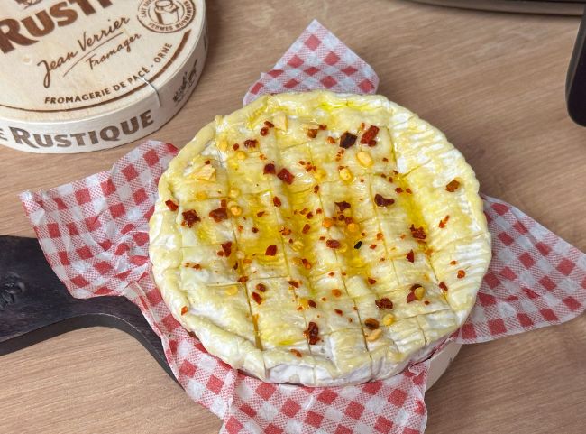Ofenkäse Heißluftfritteuse selber machen Ofenkäse Heißluftfritteuse selber machen