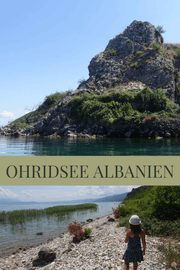Ohridsee und Lin in Albanien Ohridsee und Lin in Albanien