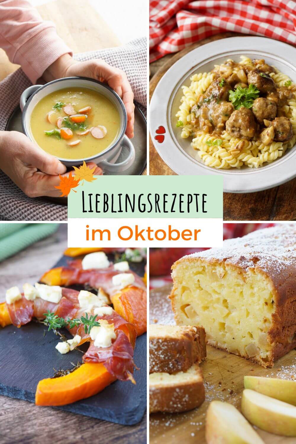 Oktober Herbst-Rezepte Saisonkalender