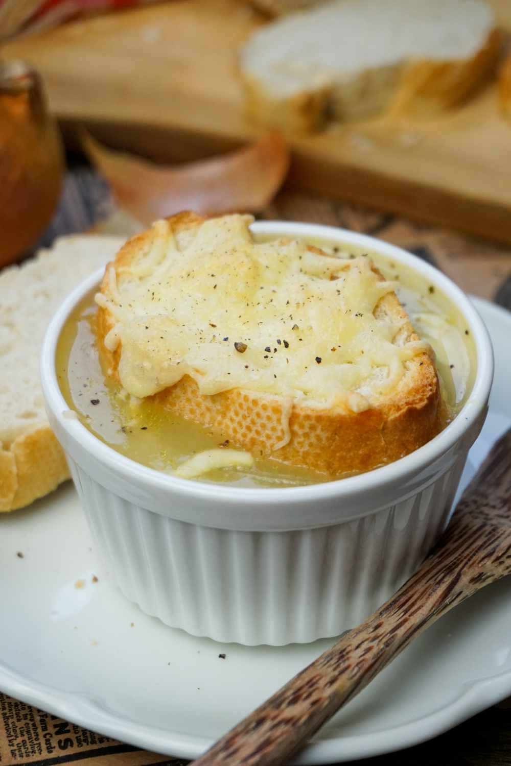Zwiebelsuppe ohne Wein Zwiebelsuppe ohne Wein