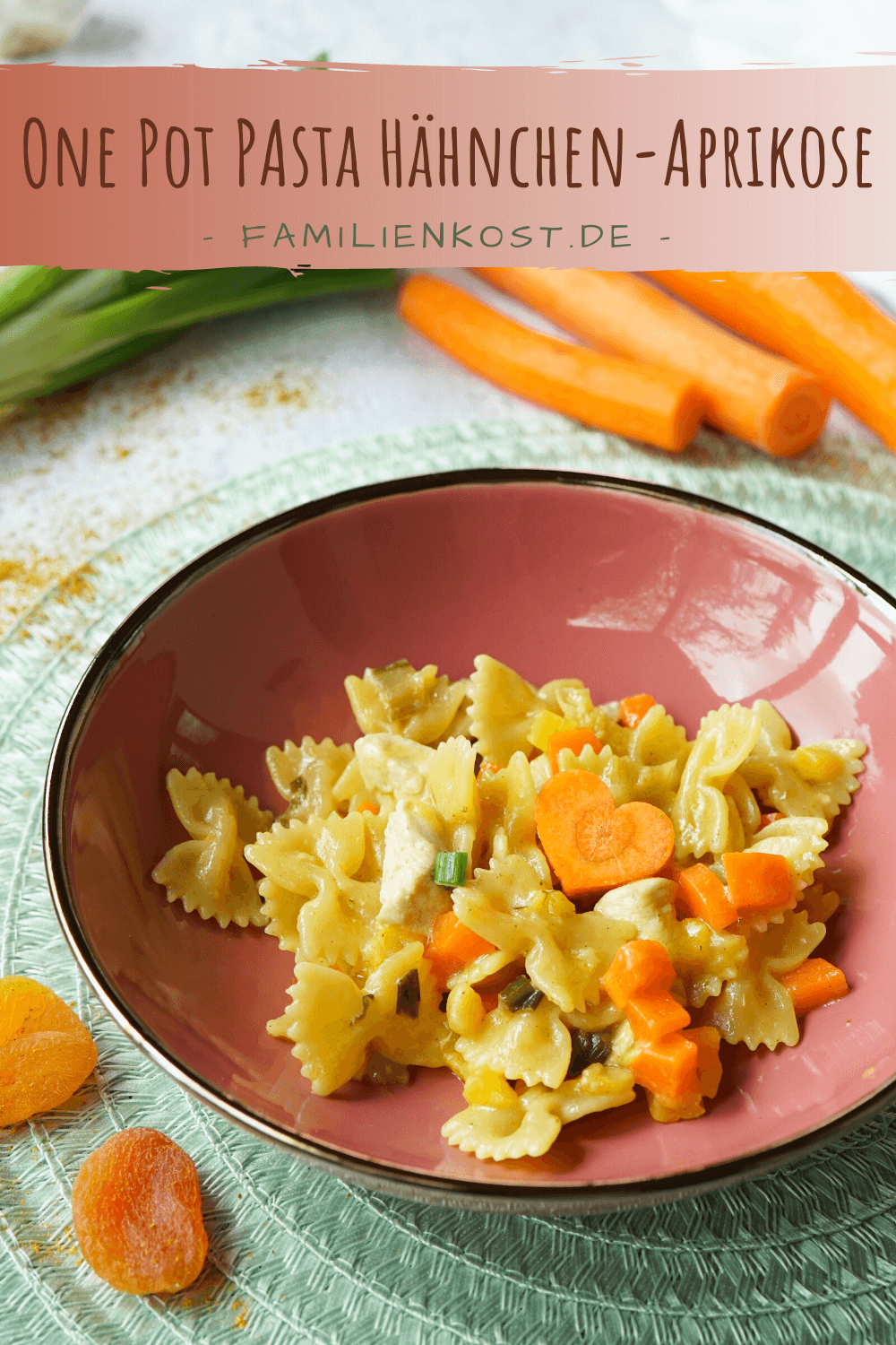 One Pot Pasta Hähnchen Aprikose One Pot Pasta Hähnchen Aprikose