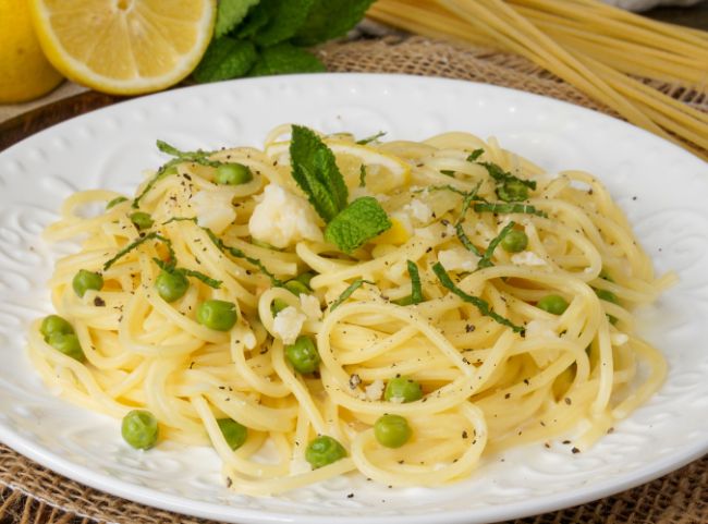 One Pot Pasta Zitrone Parmesan