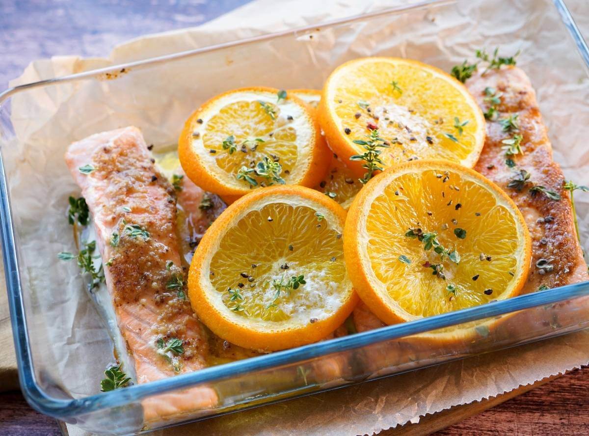 Orangenlachs