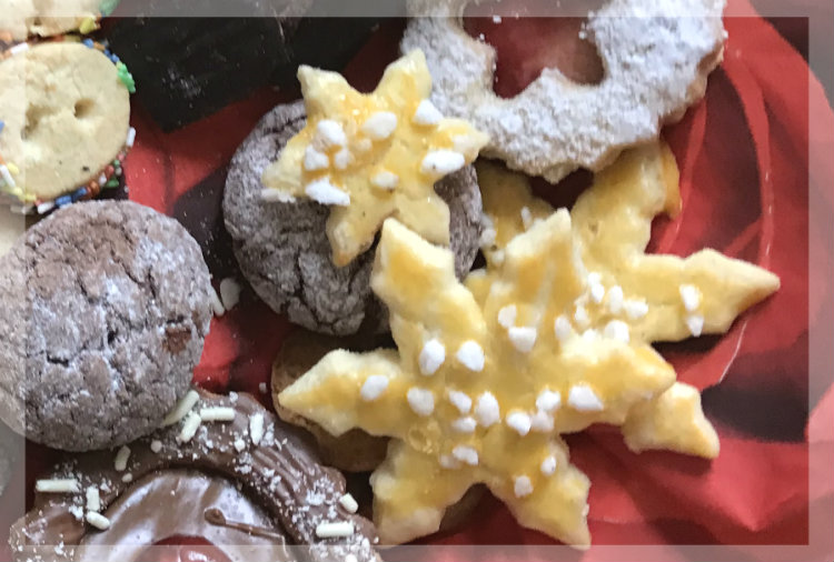 Orangensterne Weihnachtsplätzchen Orangensterne Weihnachtsplätzchen