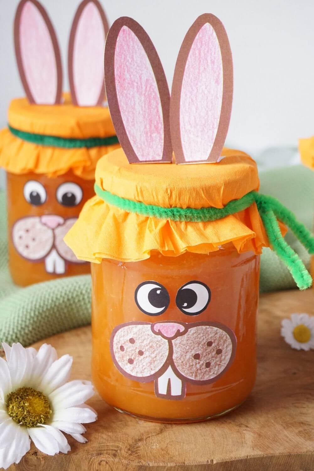 Ostermarmelade verschenken | Bastelvorlage Ostermarmelade verschenken - Bastelvorlage