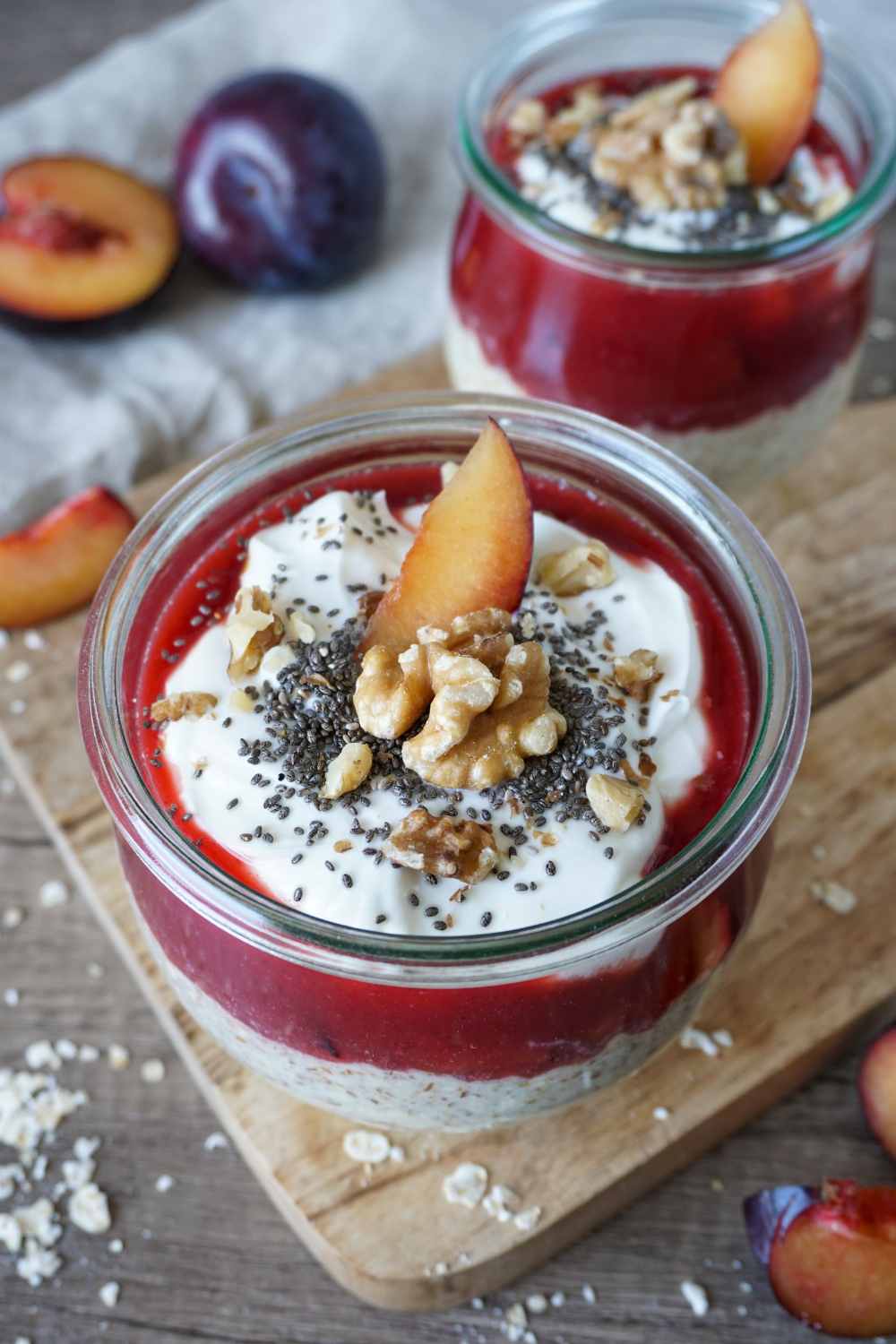 Pflaumen-Overnight-Oats Pflaumen-Overnight-Oats