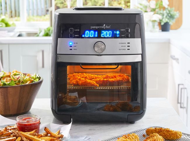 Pampered Chef Air Fryer Test