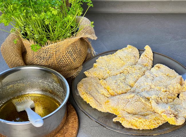 Paniertes Schnitzel Airfryer Rezept