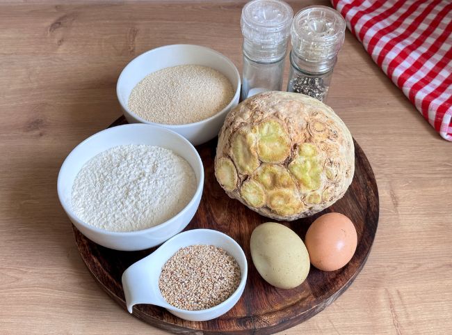 Paniertes Sellerieschnitzel Rezept Paniertes Sellerieschnitzel Rezept