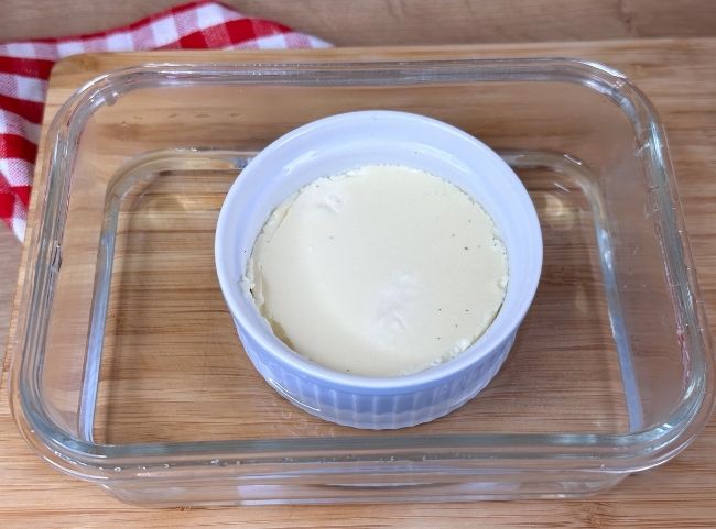 Panna Cotta Wasser