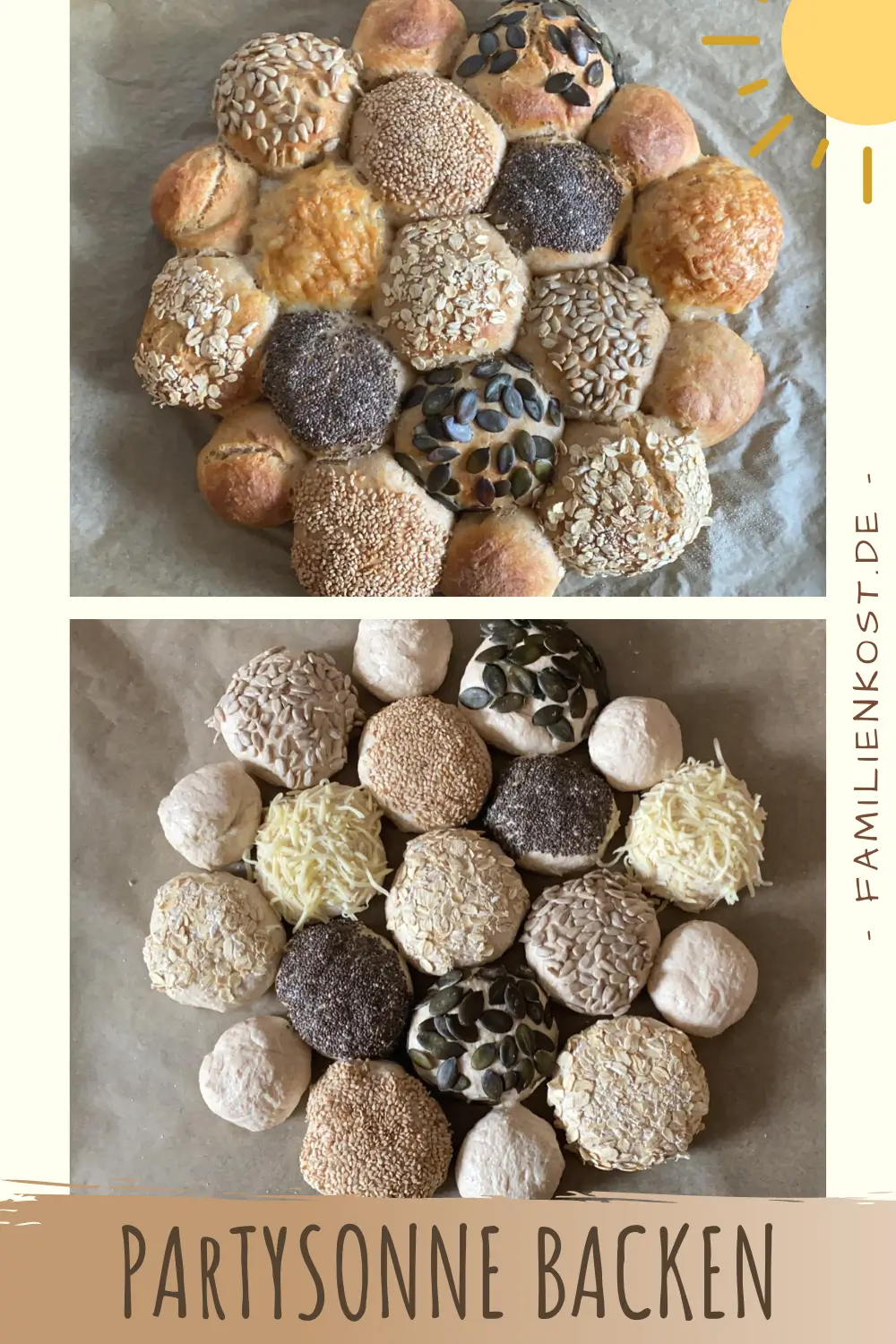 Partysonne selber backen Partysonne selber backen