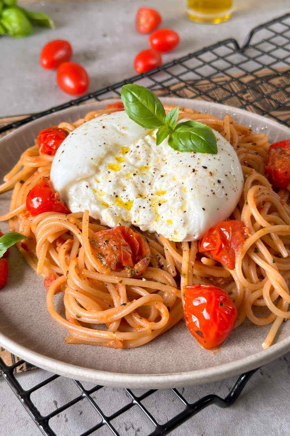 Pasta mit Burrata