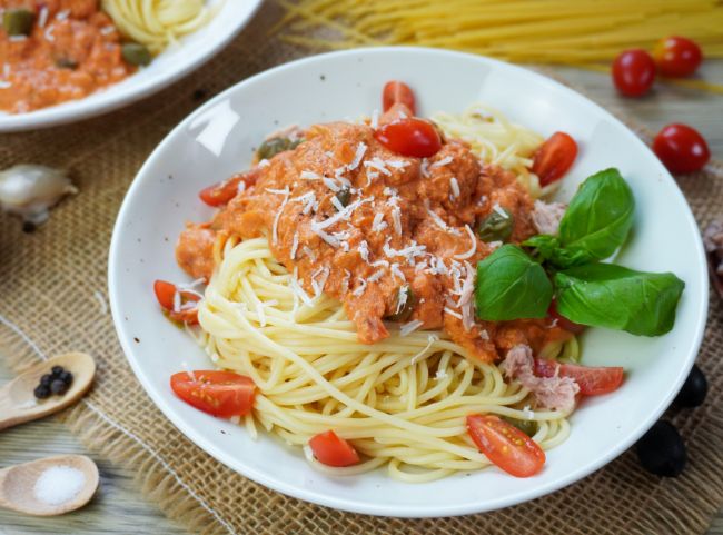 Pasta Thunfisch Kapern