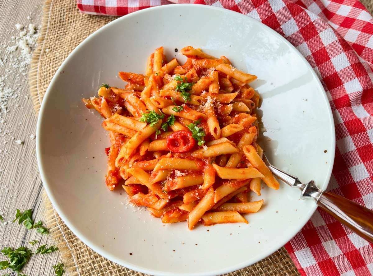 Penne all’ arrabbiata