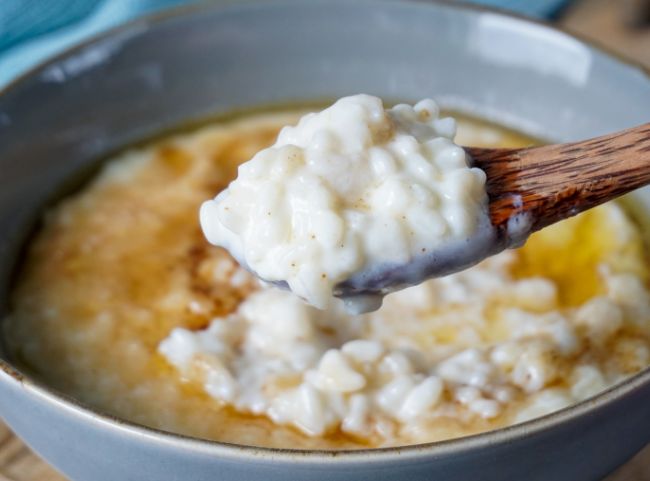 Brauner Reispudding - Rezept