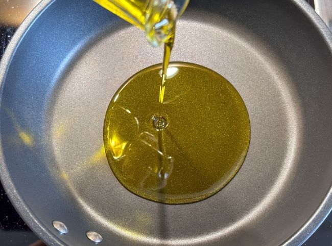 Pfanne Olivenöl