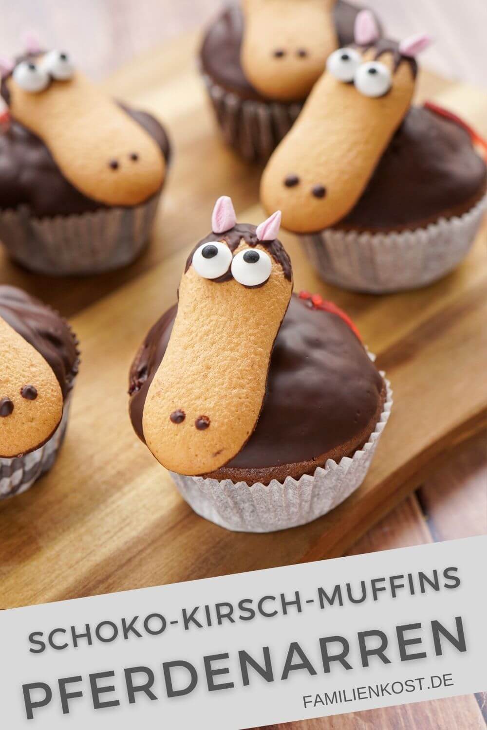 Pferdemuffins Schoko-Kirsch