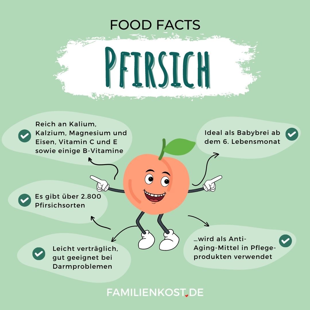 Pfirsiche sind gesund