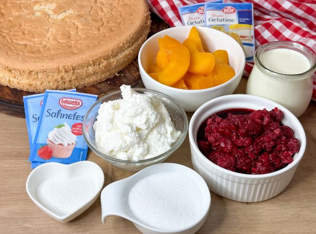 Pfirsich Melba Torte Rezept