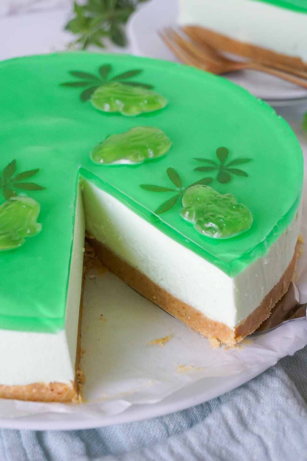 Philadelphia Waldmeistertorte