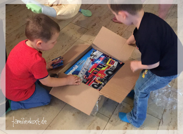 Playmobil Feuerwehr Geschenk Kindergeburtstag Playmobil Drehleiterfeuerwehr