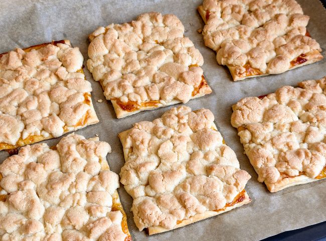 Prasselkuchen backen