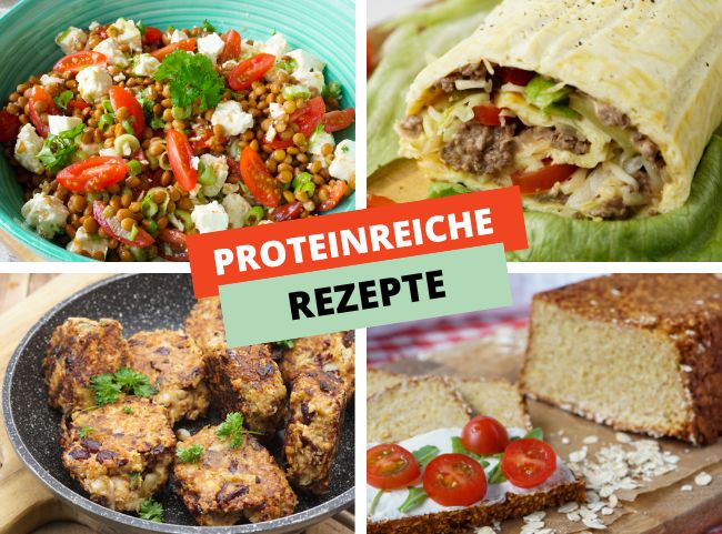 Proteinreiche Rezepte - Ideen mit viel Eiweiß