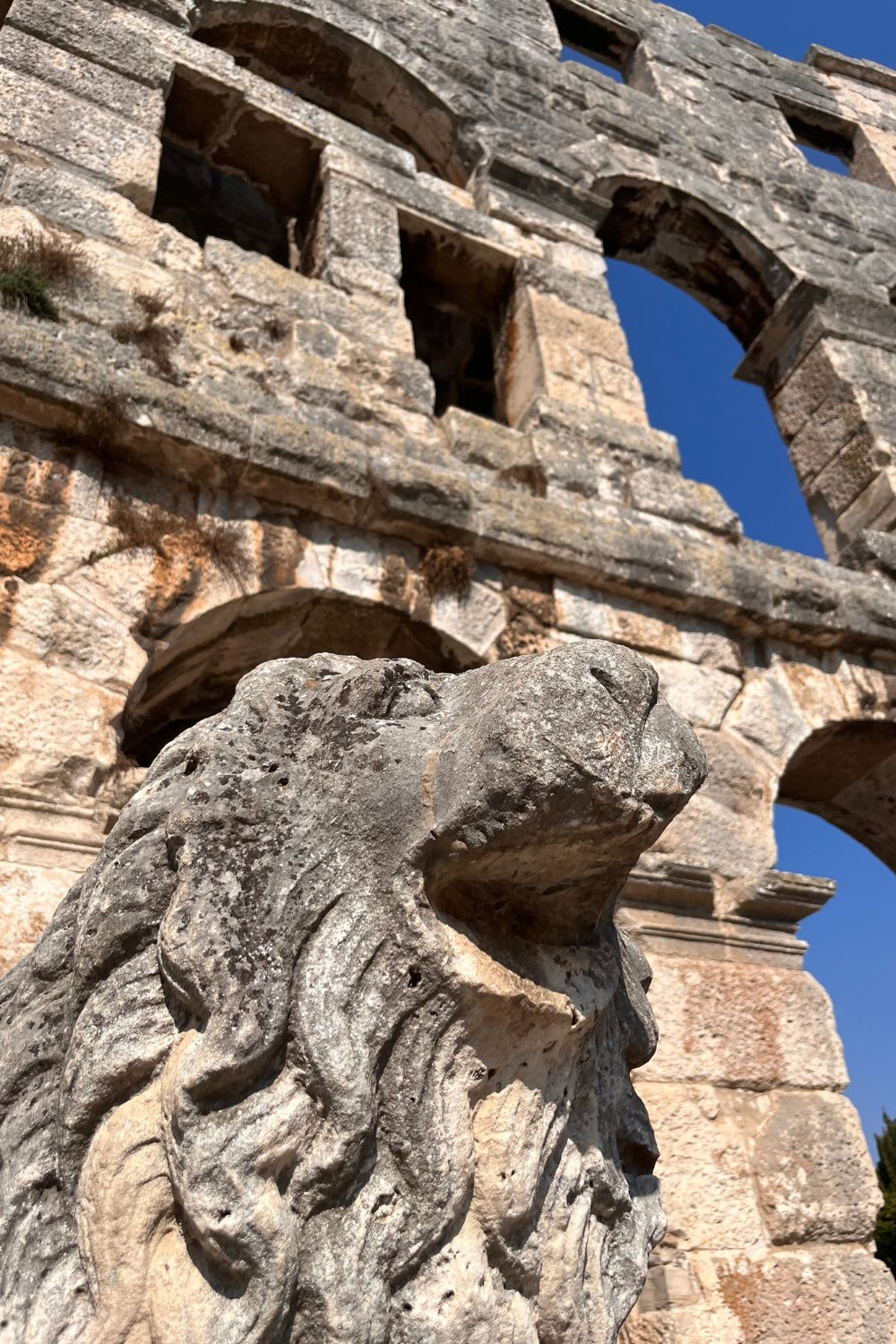 Amphitheater in Pula in Kroatien