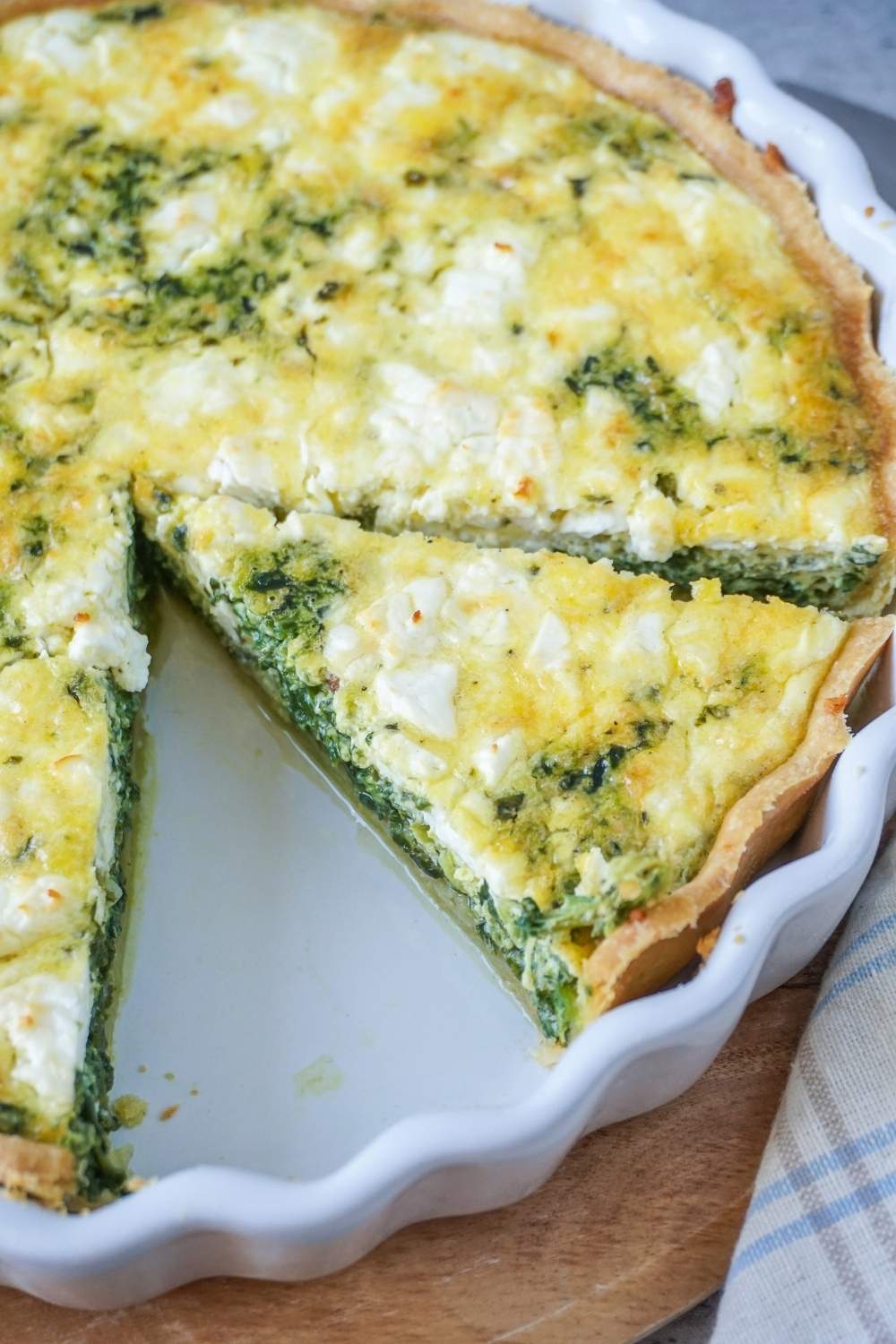 Spinat-Feta-Quiche - ganz einfach & lecker Spinat-Feta-Quiche - ganz einfach & lecker