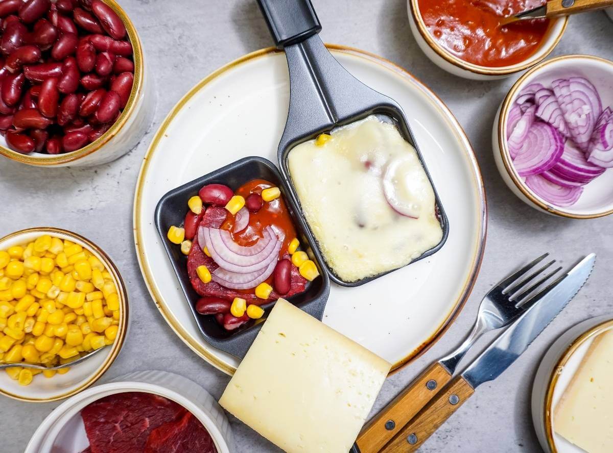 Raclette Pfännchen Rinderfilet