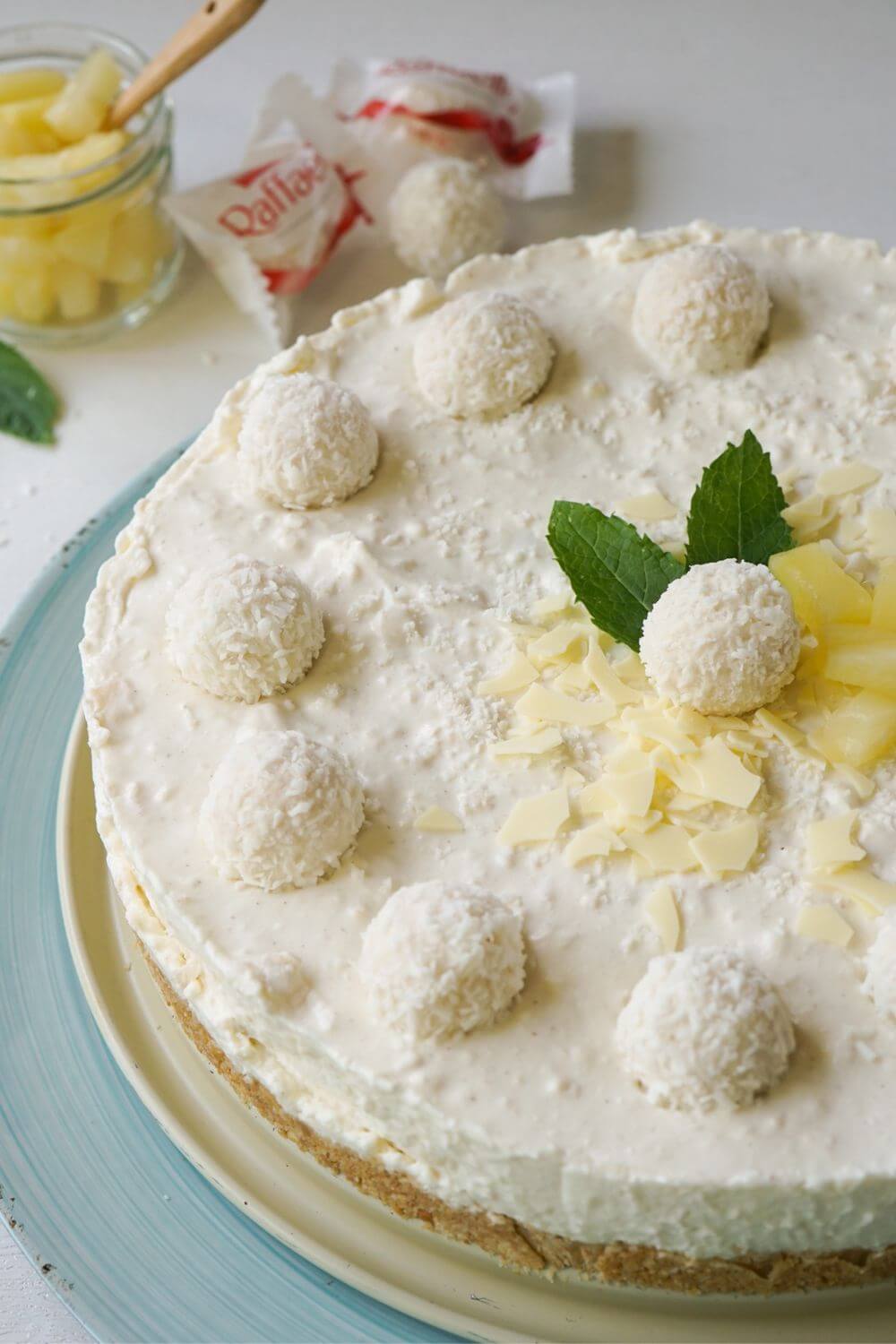 Raffaello Torte ohne Backen Raffaello Torte ohne Backen